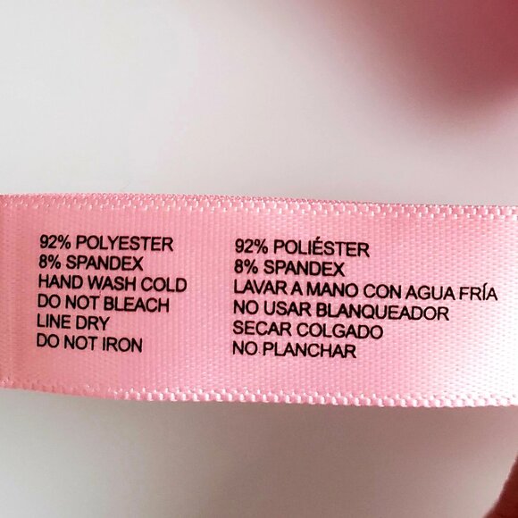 JUICY COUTURE Intimates NWOT Hot Pink Satin & Lace Push Up Bra Underwire 38C - Picture 9 of 9